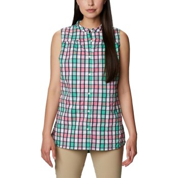 Columbia Cherry Creek Lane Sleeveless Tunic, Camiseta Sin Manga Verdes Para Mujer | 961258-FHC